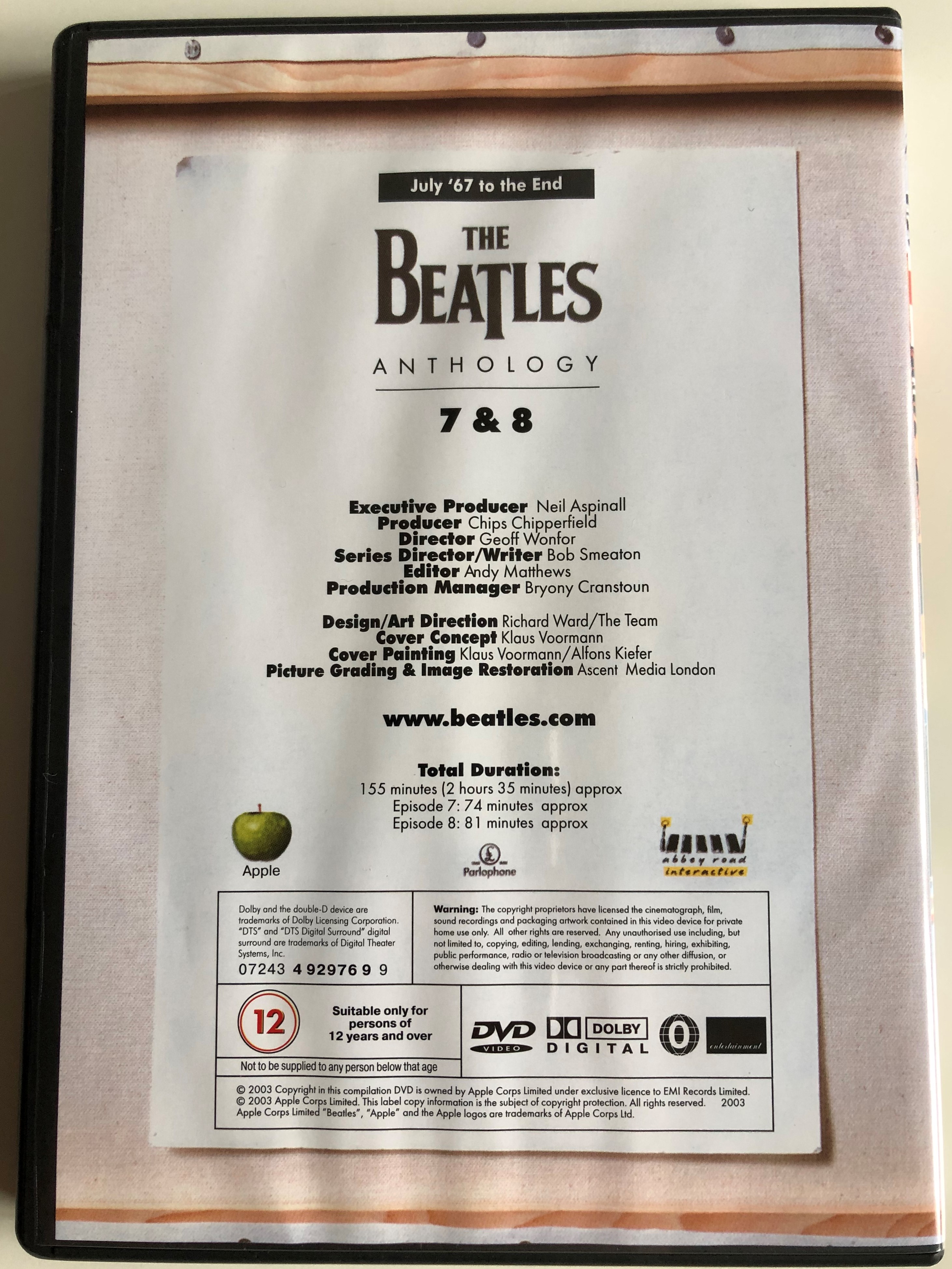 The Beatles Anthology 7 & 8 DVD 2003 1.JPG